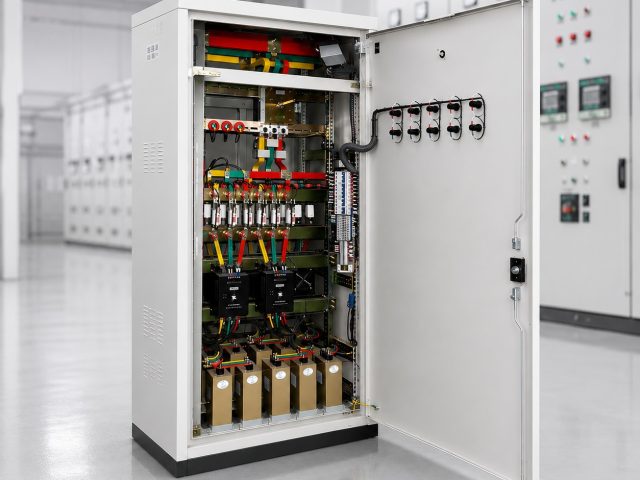 Low voltage power factor compensation cabinet